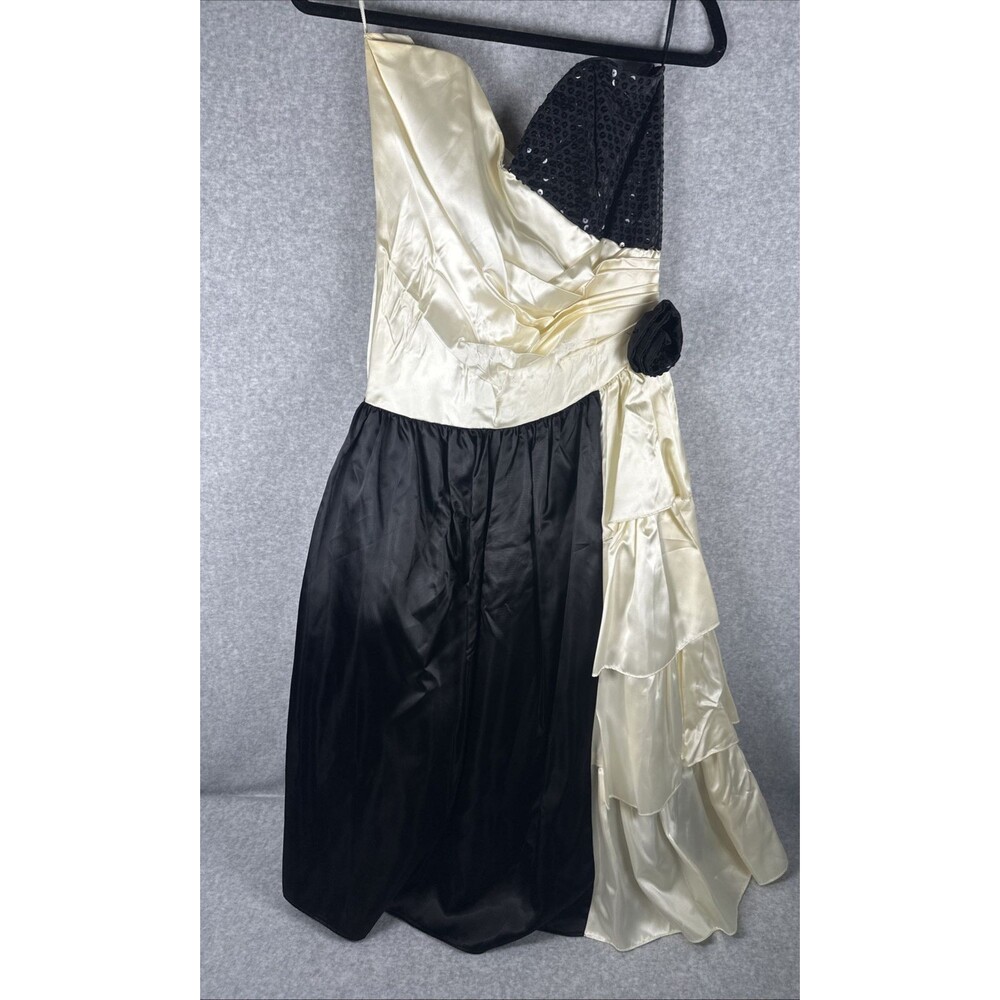 1980s GUNNE SAX BY JESSICA MCCLINTOCK Sleeveless Sequin Prom/Party Dress 13/14